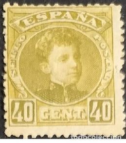 Timbres: Edifil 250 nuevo MH * España 1901 1905 Alfonso XIII Cadete los de la imagen con fija sellos nuevos
